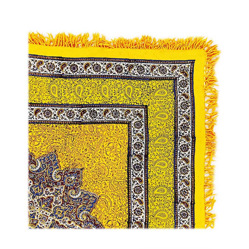 سفره قلمکار ترنج سلطانی طرح زرد