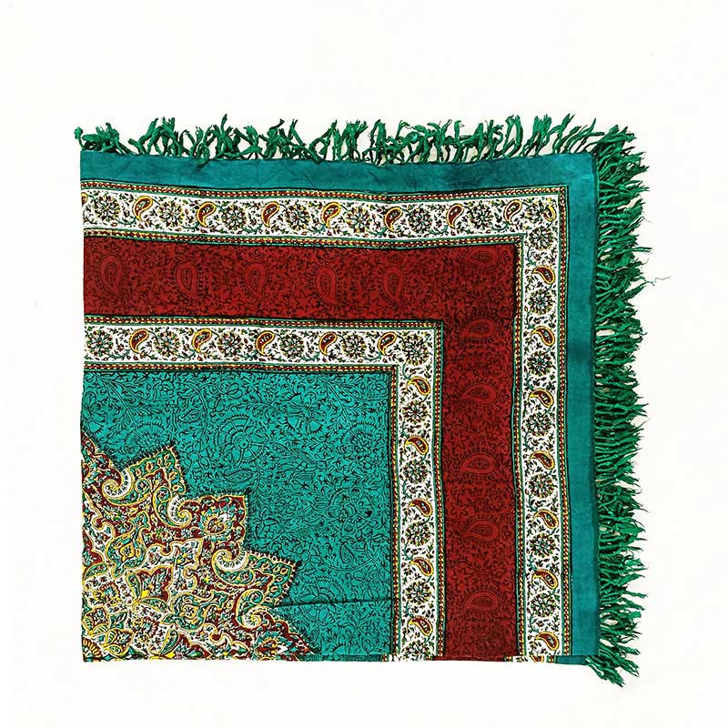 سفره قلمکار ترنج سلطانی طرح سبز