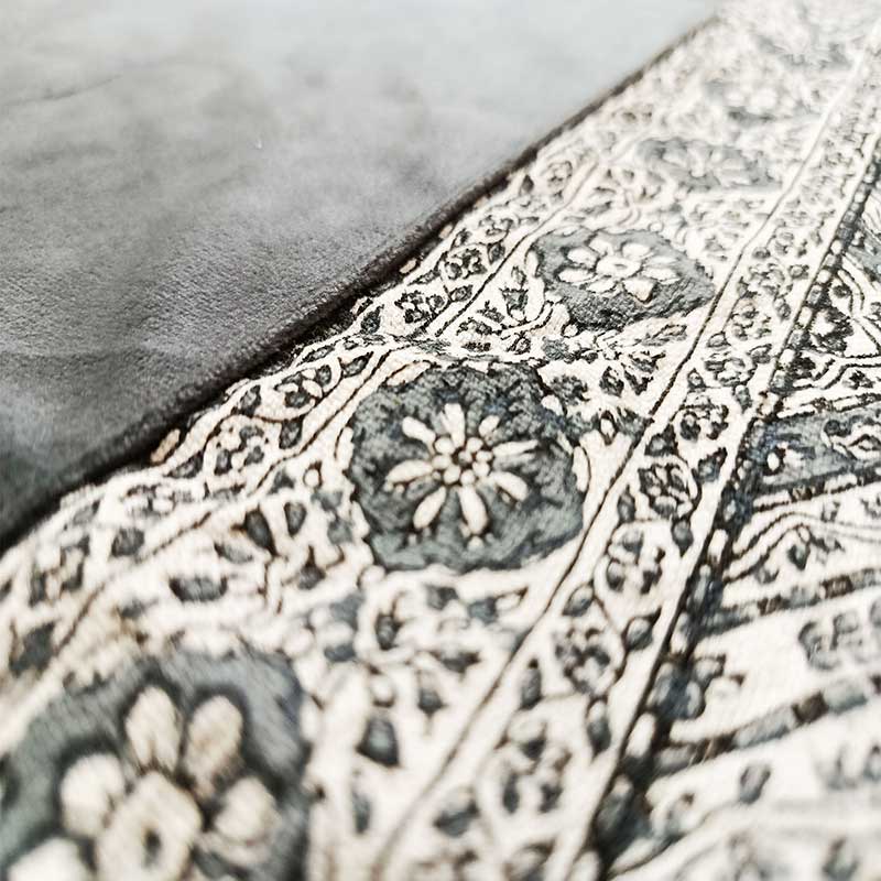 سفره قلمکاری مخمل مدل سنتی طرح طوسی - تصویر 4